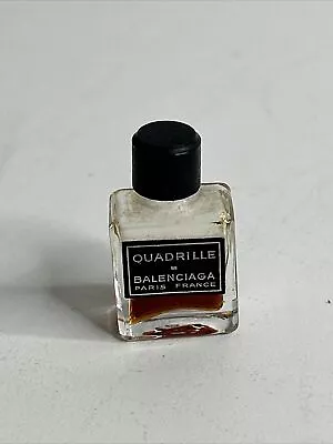 🎁1960-70s 1/16 Oz **PARFUM** Micro Mini Balenciaga Quadrille Pure Perfume • $6.57