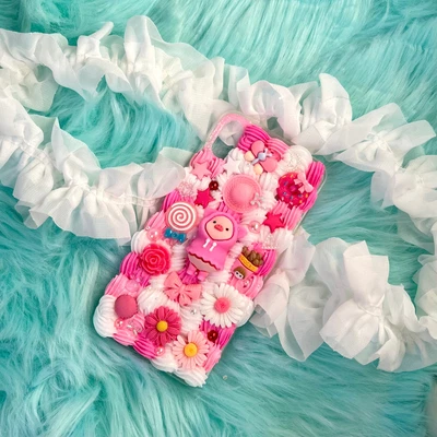 $45 • Buy Hot Pink Piggy Cute Decoden Case For Iphone 11,12,13,14