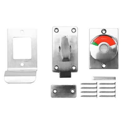 $12.11 • Buy Bathroom Toilet Wc Indicator Privacy Dead Bolt Door Lock Vacant Engaged A3V3