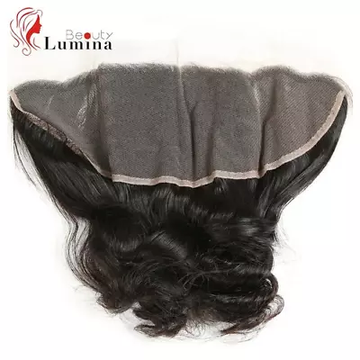 Loose Wave Lace Frontal 13x4 Swiss Human Hair Extensions Closure 100% Human Hair • $52.46