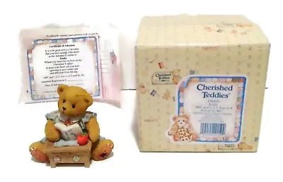 Cherished Teddies Figurine 1996 - LINDA ABC And 123 You're A Friend To Me 156426 • $9.99