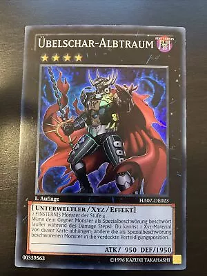 (German) Evilswarm Nightmare - HA07-DE023 - Super Rare - 1st Edition - NM • $9.99