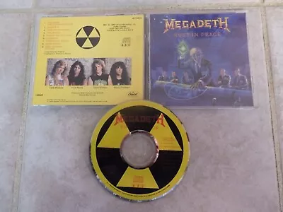 Megadeth Rust In Peace CD Hard Rock Heavy Metal Rare Out Of Print • $4.77