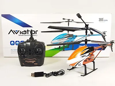 Kids Toy Rc Helicopter Remote Control Large 3ch Indoor Airplanes Best Gift Uk • £41.51