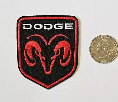 Dodge Ram Patch Cars Trucks Auto Motorsport Embroidered Iron On 2  X 2.5  Fs • $4.99