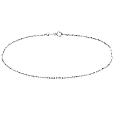 Amour Platinum 0.9mm Cable Chain Bracelet - 9 In. • $146