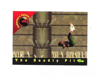 Mortal Kombat Collectors Edition Card Ce9  The Deadly Pit   1994 Nm Very Rare • $21.99