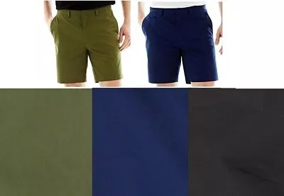 JF J. Ferrar Men's Shorts Flat Front Size 30 34 40 42 NEW • $10.99