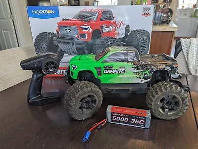 Arrma Granite 4x4 3s BLX Monster Truck Used With Venom 3s 5000 35c Battery  • $200