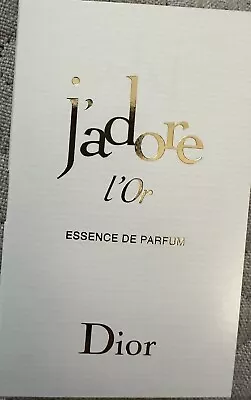 DIOR J'adore L'or Essence DE Parfum  1 Ml/ 0.03 Fl.OZ • $10