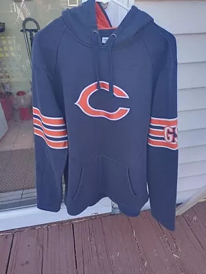 NFL Chicago Bears Blue And Orange Hoodie Sweatshirt Adult Large • $15