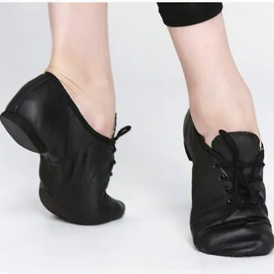 Professional Jazz Dance Shoes Boots Women Men Kid Sneakers Leather Athletic Shoe • $36.72