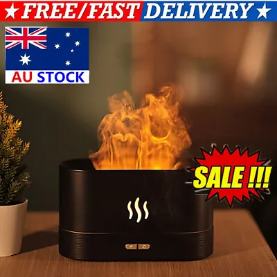 $8.96 • Buy Air Humidifier Essential Oil Diffuser Bedroom Flame 2022 AU