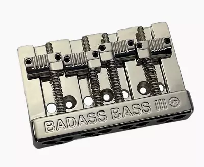 Nickel Badass III ™ Bass Bridge For String Thru Fender P/Jazz Bass® BB-3343-001 • $78