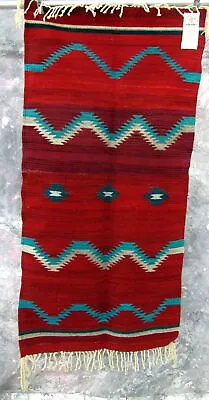 $73.51 • Buy Hand Loomed 100% Wool Weft Double Blanket By Zapotec Indians Of Teotitlan