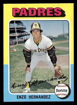 1975 Topps ENZO HERNANDEZ #84 NM San Diego Padres • $2.99