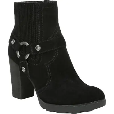 $14.69 • Buy Zodiac Womens Aidan Leather Heels Almond Toe Ankle Boots Shoes BHFO 8287