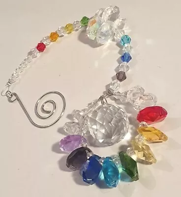 £9.99 • Buy 🌈Hanging Crystal Ball, Window SunCatcher Chakra Rainbow Maker Mobile Ornament 