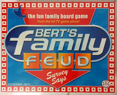 Bert's Family Feud The Fun Family Board Game From The Hit Tv Game Show 2006 New • $39.95