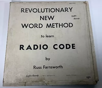 FARNSWORTH Revolutionary New Word Method To Learn Radio Code 1959 Epsilon LP VG+ • $12.50