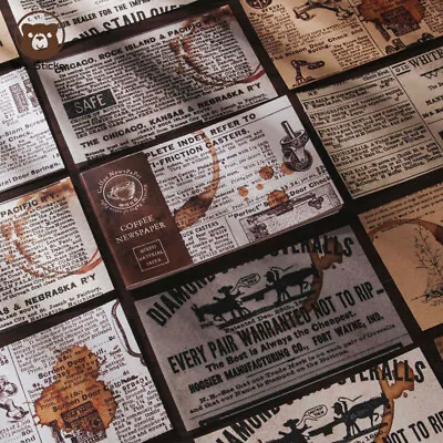 £3.65 • Buy Retro Paper Magazine Scrapbooking Paper Junk Journar Paper Craft Paper Coffee