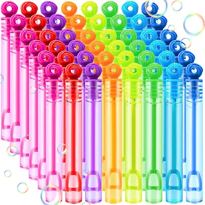 48 Pack Mini Bubble WandsColorful Bubbles Party Favors For Kids8 Color Mini & • $21.11