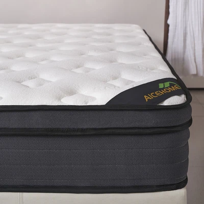 $139.01 • Buy Mattress Queen Double King Single Pocket Spring Memory Foam Mattress In A Box