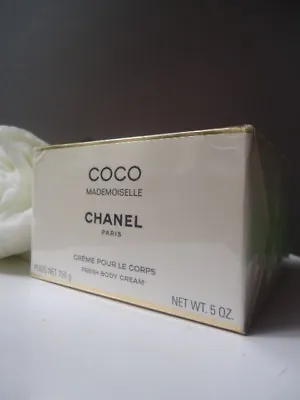 CHANEL Coco Mademoiselle FRESH BODY CREAM 150g 5oz Impossible To Find Sealed Box • £114