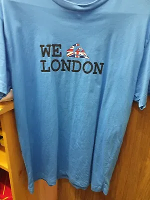 Mens Quicksilver  WE LOVE LONDON  T SHIRT Small Pit To Pit 18  • £6.50