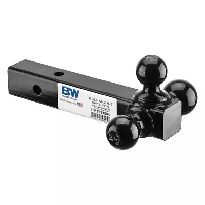 B&W Trailer Hitches Class 4 Triple Tow Tri-Ball Mount For 2  Receivers • $68