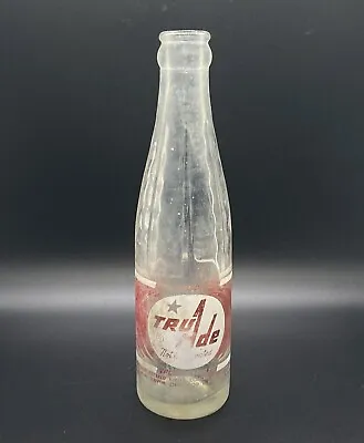 $9.95 • Buy Vintage 6.5 Oz Tru Ade Soda Bottle - Red & White Artwork - Richmond, VA
