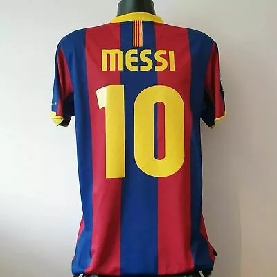 £129.99 • Buy MESSI 10 Barcelona Shirt - Small - 2010/2011 - Nike Jersey Home Barca
