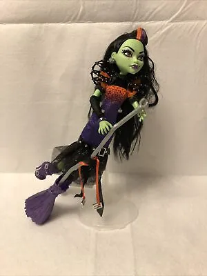 Monster High Casta Fierce Doll With Broom Earrings Bracelets Boots • $29.99