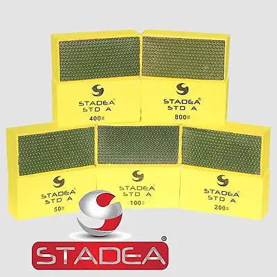 $49.99 • Buy Stadea Hand Diamond Pads Set For Diamond Concrete Polishing/Concrete Countertop