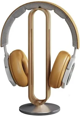 Bamboo Gaming Headphone Stand Wooden Nordic Headphone Stand Headset Stand A+ • $27.99