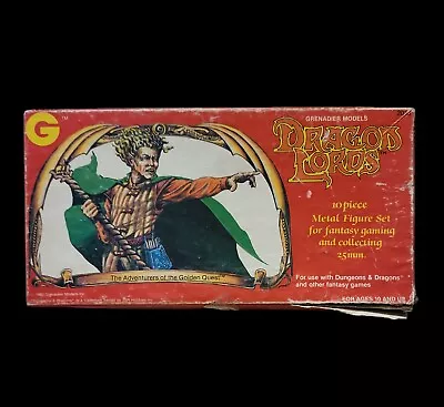 Dungeons &Dragons Dragon Lords 10 Piece Metal Set 1983 (RARE!) • $25