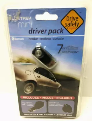 NEW SEALED BLUETREK MINI DRIVER PACK - Bluetooth Headset Charger Car Holder • $5.57