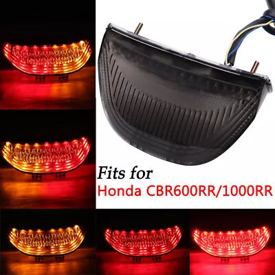 LED Tail Light Integrated Turn Signals Smoke Lens For Honda CBR 600RR 2003-2006 • $25.53