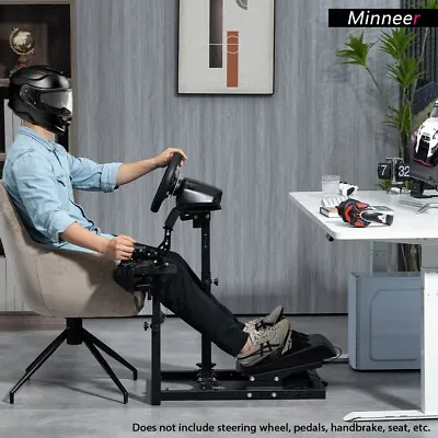 Minneer Pro Single Arm Racing Steering Wheel Stand Fit Logitech G29 G920 G923 • $199.99