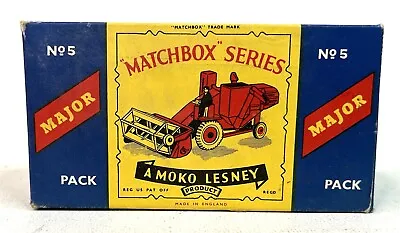 Matchbox Major No. 5 Massey Ferguson 780 Original Box Only. • £34.99