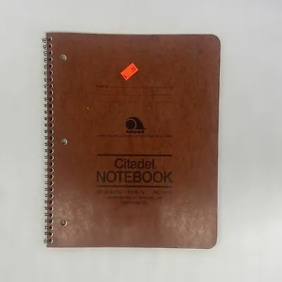 Vintage Ampad Citadel Notebook - 40 Pages School Supplies Office Supplies Lined • $17.95
