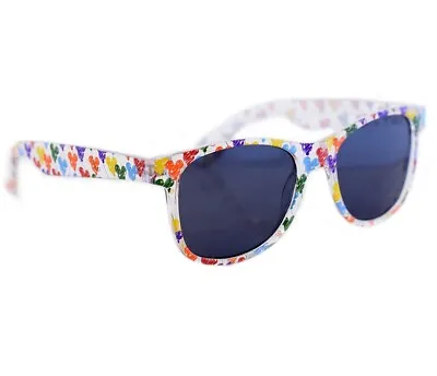 NWT Disney Parks 2021 Colorful Mickey Balloon Icons Clear Adult Sunglasses • $44.99