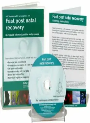 Fast Post Natal Recovery: Self Hypnosis: A Self Hypnosis CD P DVD<> • £3