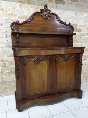 $349.99 • Buy Antique Victorian Cedar Chiffonier Sideboard Cabinet Buffet Console Furniture