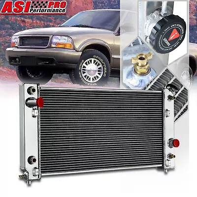 4-Row Aluminum Radiator For 1994-1995 GMC Jimmy Sonoma Chevrolet S10 Blazer 4.3L • $184.95