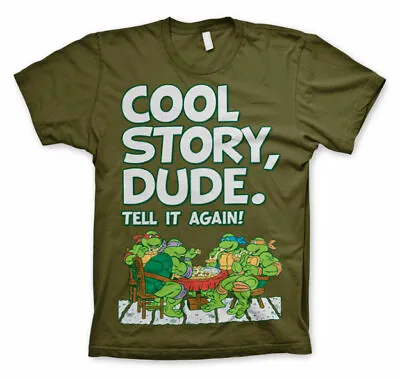 £17.75 • Buy Licensed Teenage Mutant Ninja Turtles- Cool Story Dude Men's T-Shirt S-XXL Sizes