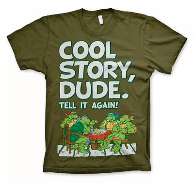 £17.75 • Buy Licensed Teenage Mutant Ninja Turtles- Cool Story Dude Men's T-Shirt S-XXL Sizes