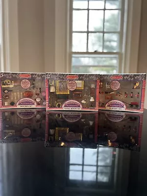 1980’s Melissa And Doug Dollhouse Accessories(set Of 3- Brand New) • $170