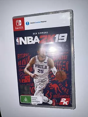 NBA 2k19 Video Game For Nintendo Switch Basketball Sealed New Basketball Simmons • $29.99