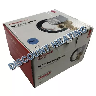 Honeywell 22mm 3 Port Motorised Mid Position Diverter Valve V4073A1039 • £89.95